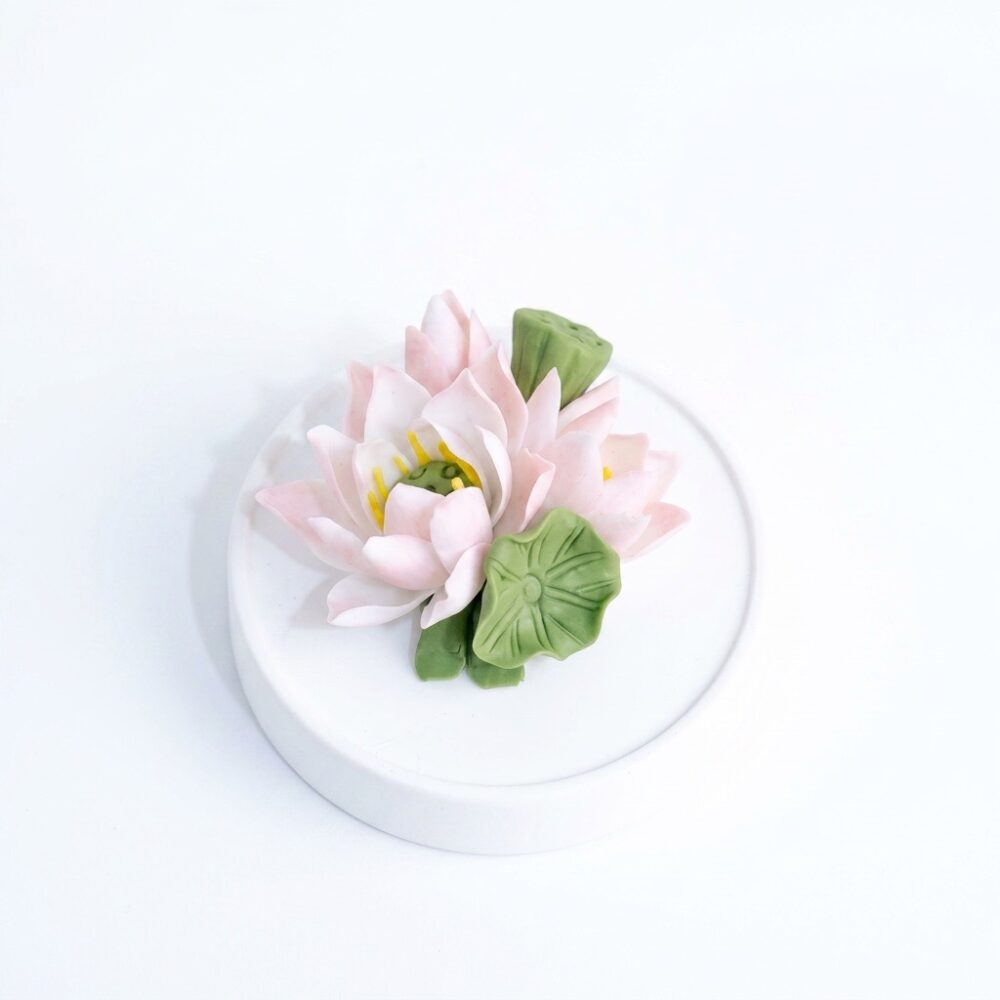 Handmade Porcelain Lotus Flower