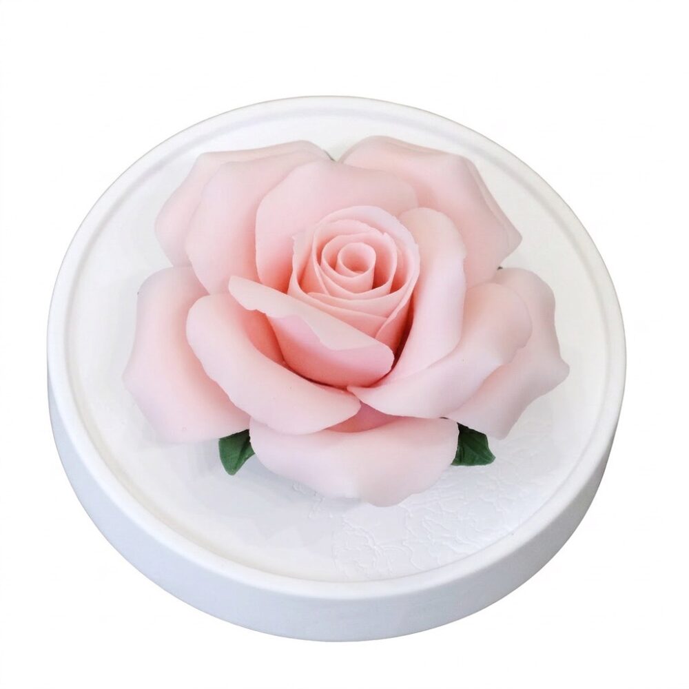 Handmade Porcelain Rose Sculpture