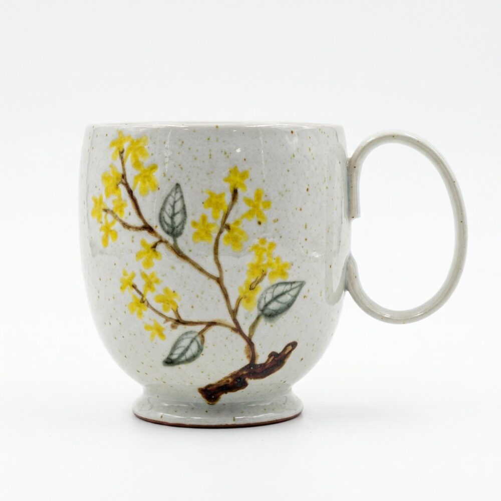 Yellow Blossom Ceramic Mug