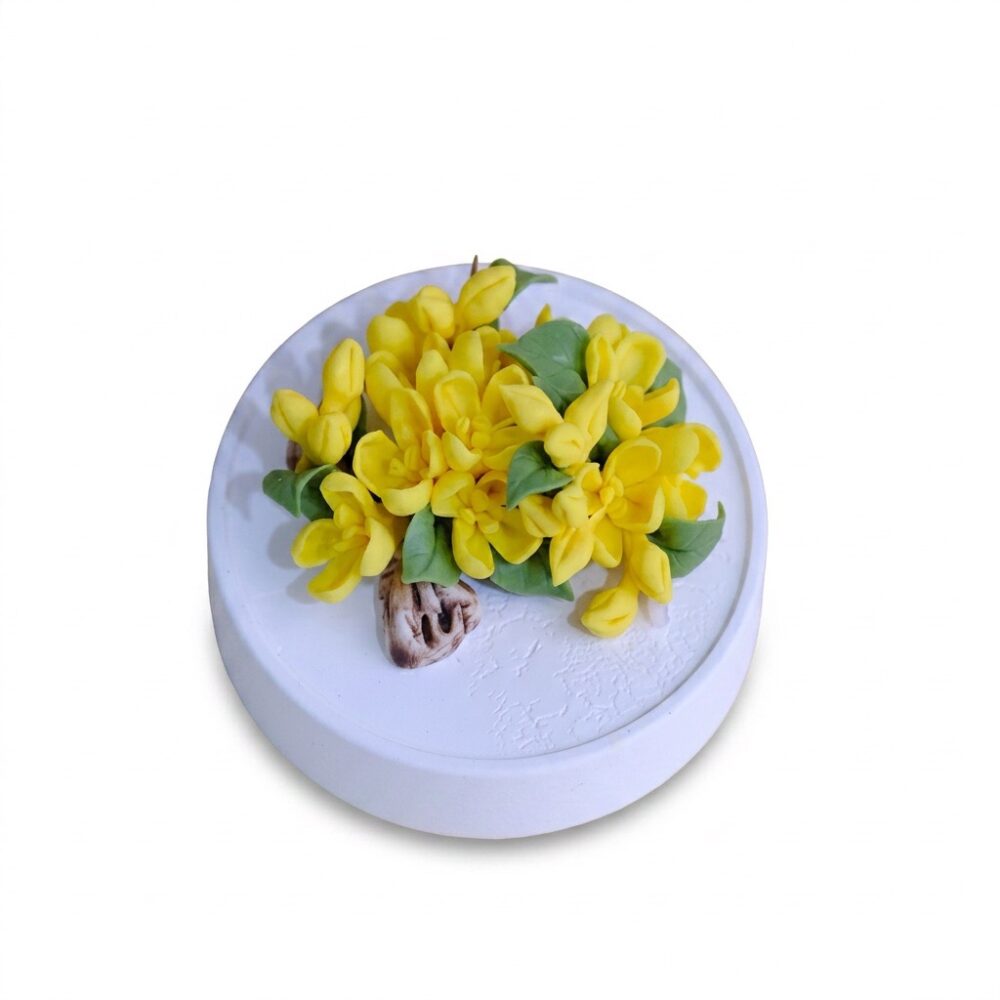 August Osmanthus Ceramic Flower