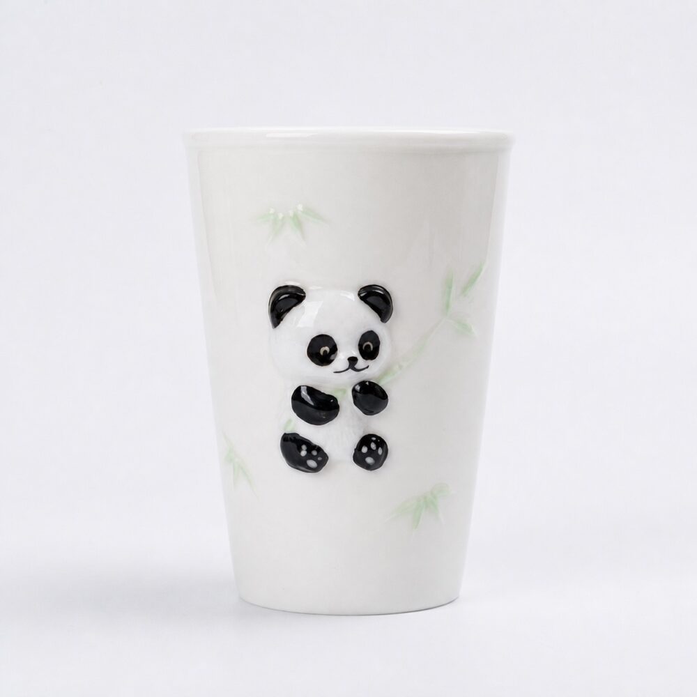 Panda Ceramic Tumbler Mug