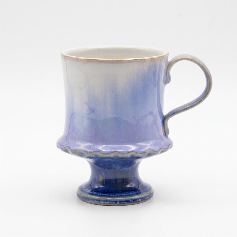 Gradient Pedestal Ceramic Mug